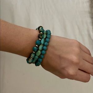 Turquoise Beaded Bracelts